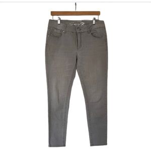 Seven7 Mid-Rise Jeans Light Grey Size 10